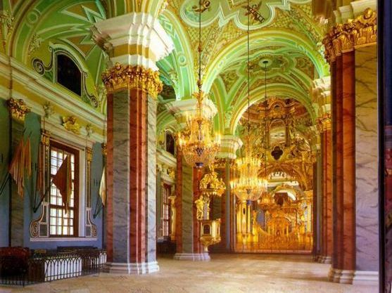 Interior View Of The Peter And Paul Cathedral