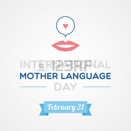 International Mother Language Day February 21 Illustration