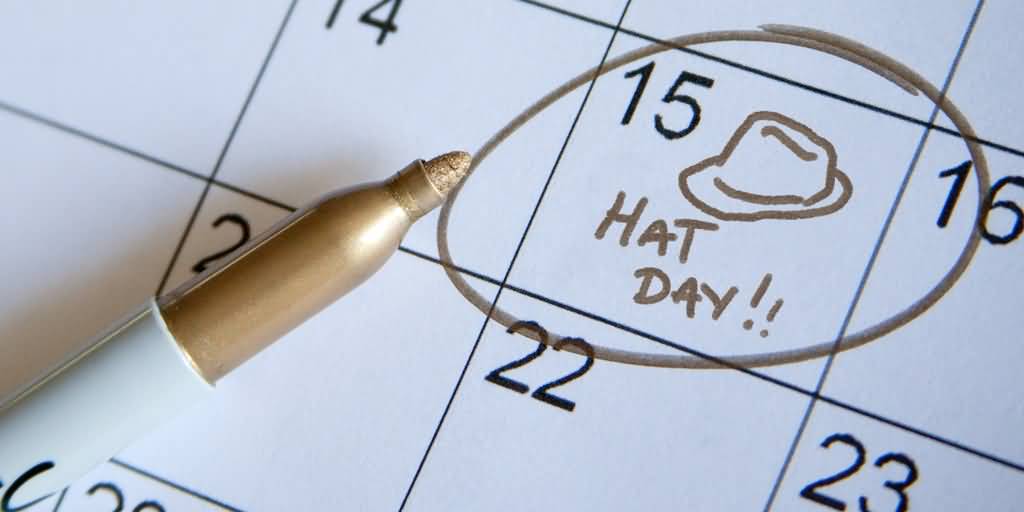 Mark The Date 15 January Happy Hat Day