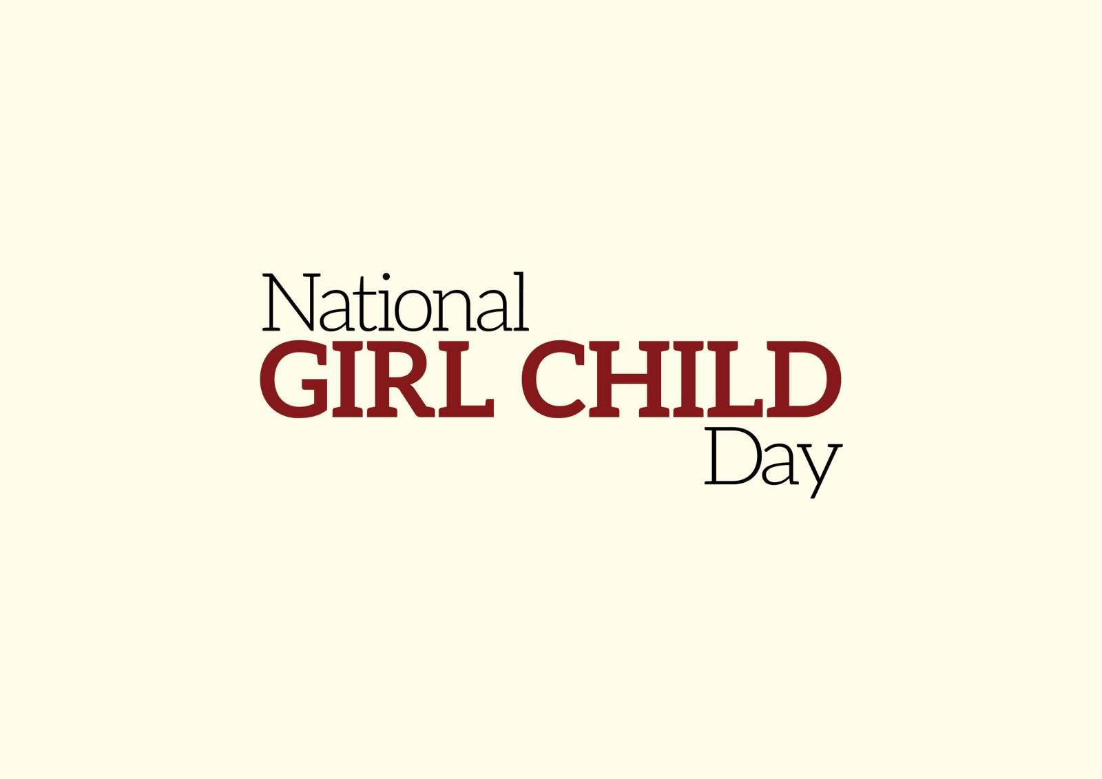 National Girl Child Day 2017 Picture