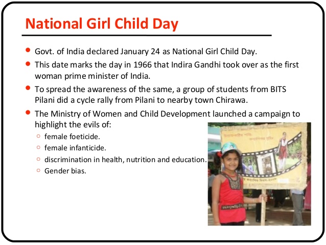 National Girl Child Day