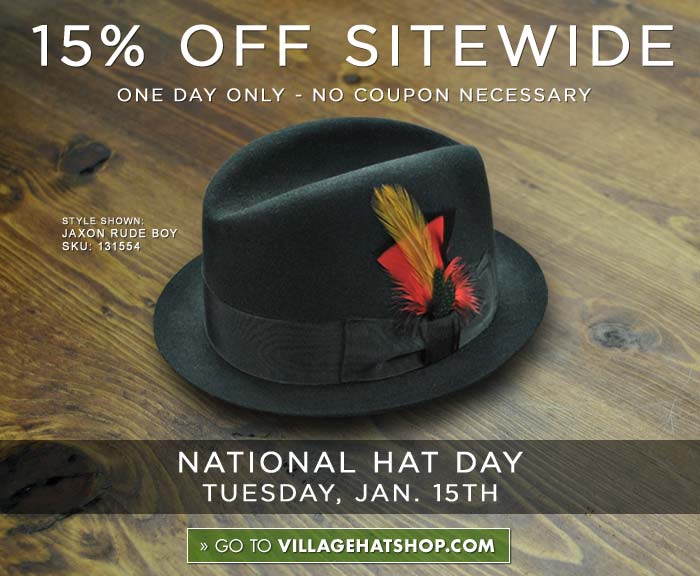 National Hat Day Jan 15th