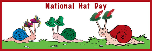 National Hat Day Snails Wearing Hats Picture