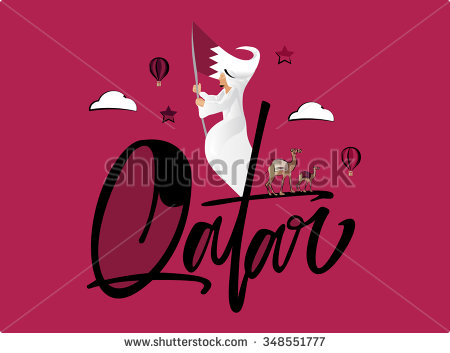 National Qatar Day Vector