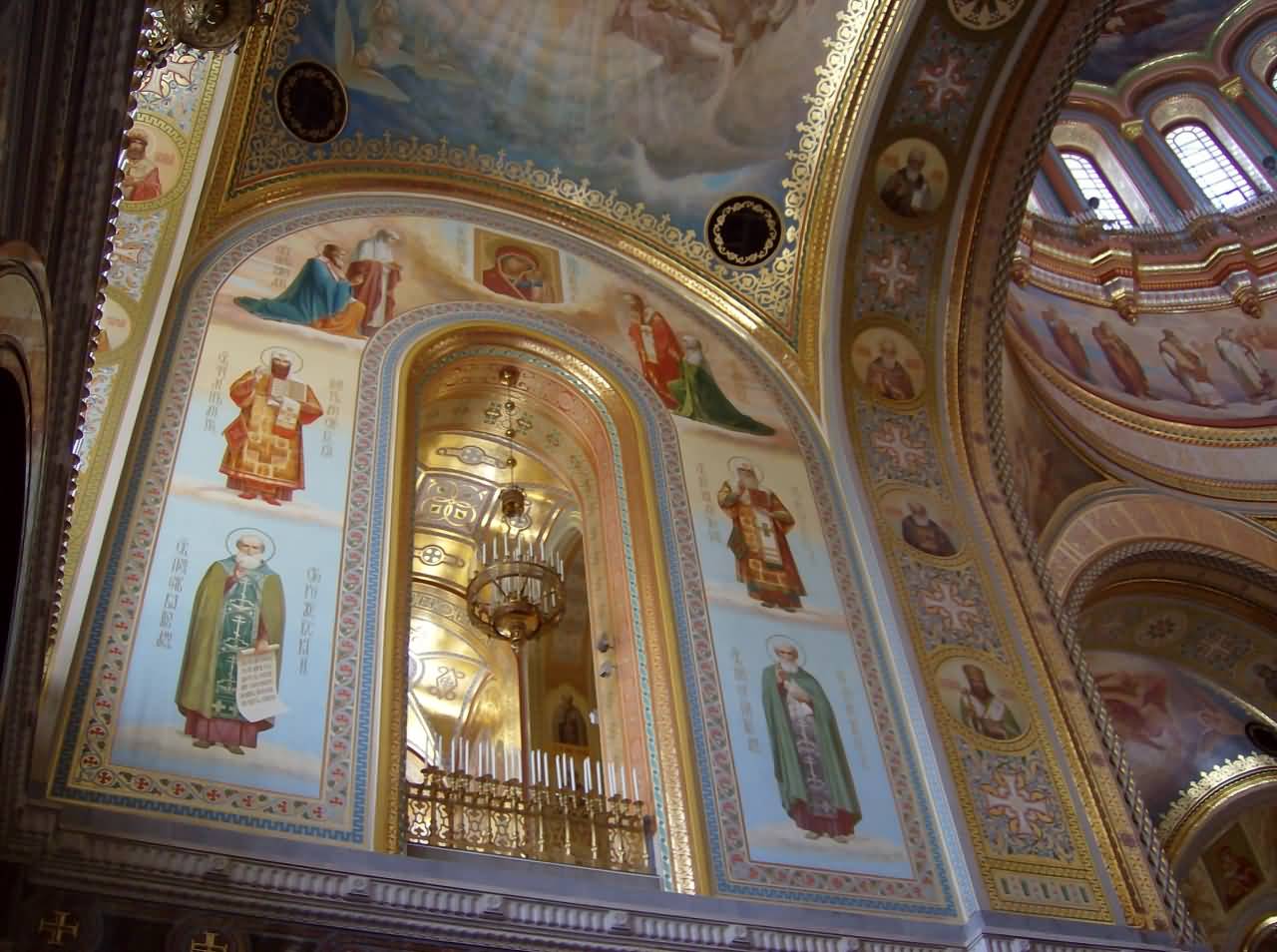 Paintings Inside The Cathedral Of Christ The Saviour