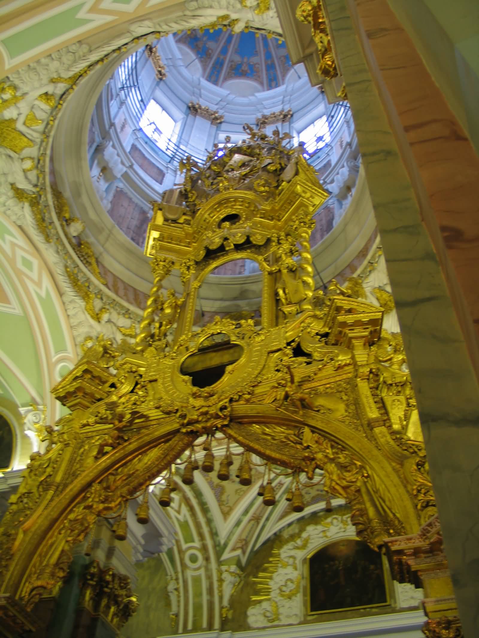 Royal Doors Inside The Peter And Paul Cathedral In Saint Petersburg