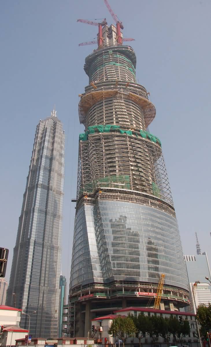 Shanghai Tower Under Construction Picture