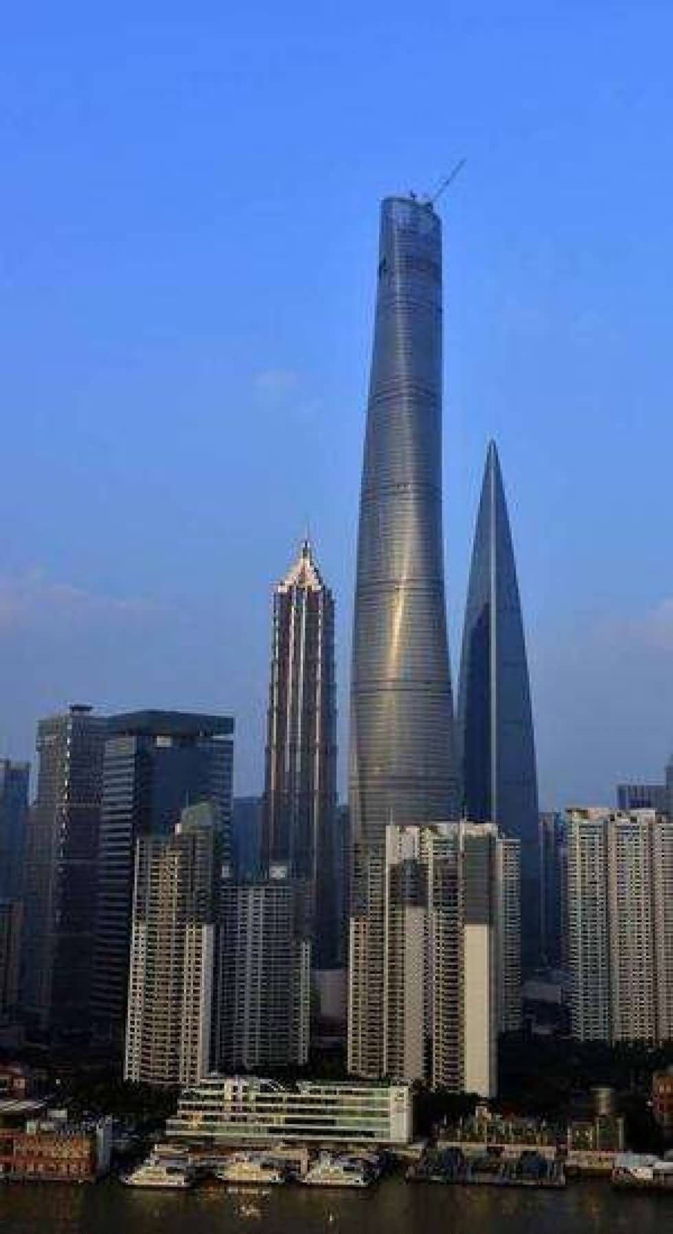 Shanghai Tower View Across The River In Shanghai