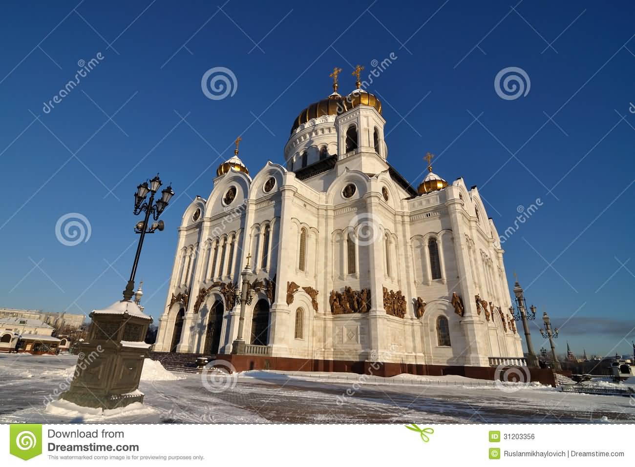 The Cathedral Of Christ The Saviour During Winter