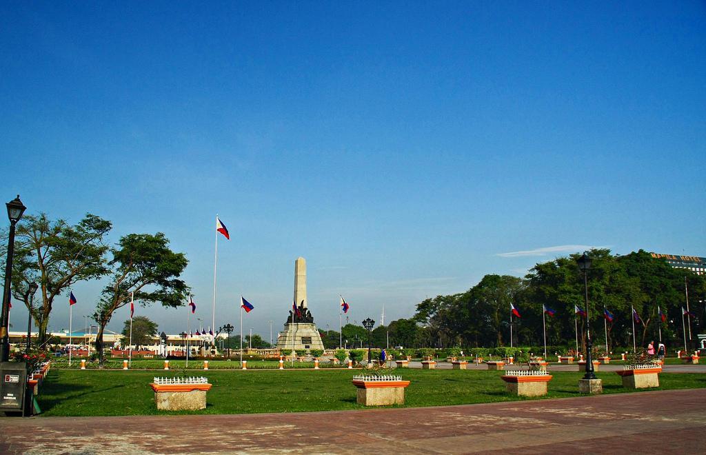 The Rizal Park In Philippines