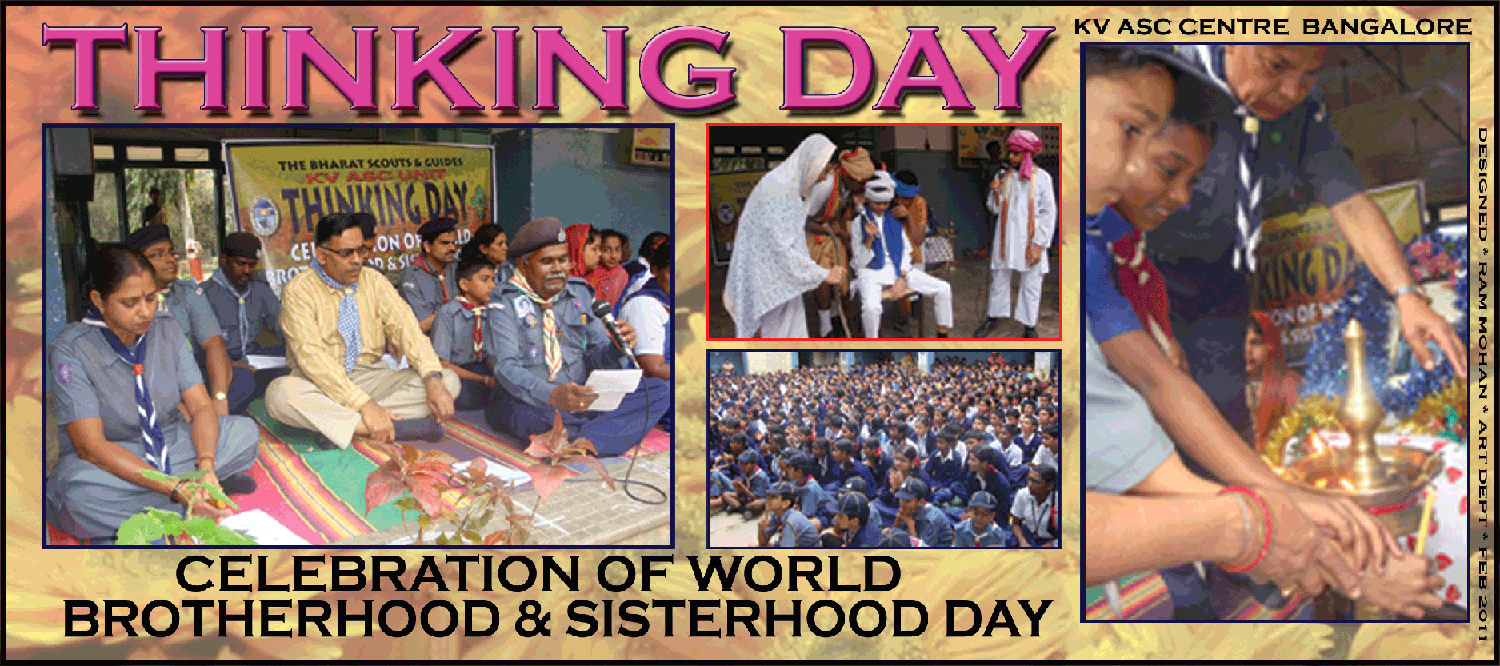 Thinking Day Celebration Of World Brotherhood And Sisterhood Day