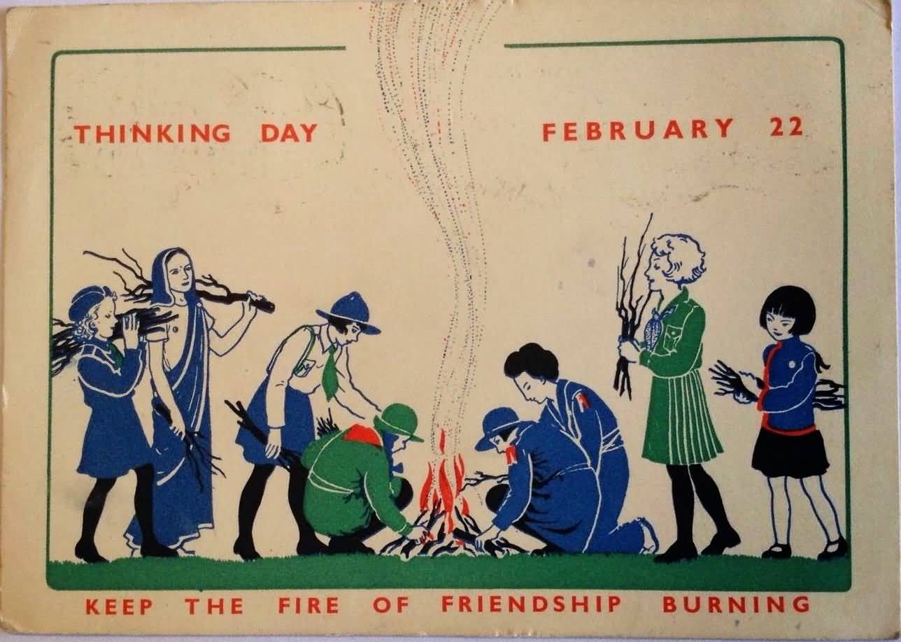 Thinking Day February 22 Keep The Fire Of Friendship Burning