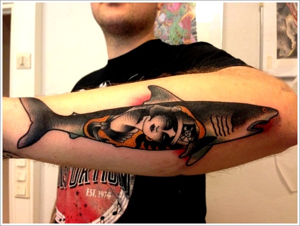 Tattoo uploaded by Alien Ink • Get a fierce and realistic shark tattoo by  the talented artists at Alien Ink. Perfect for ocean lovers and fans of  marine life. • Tattoodo
