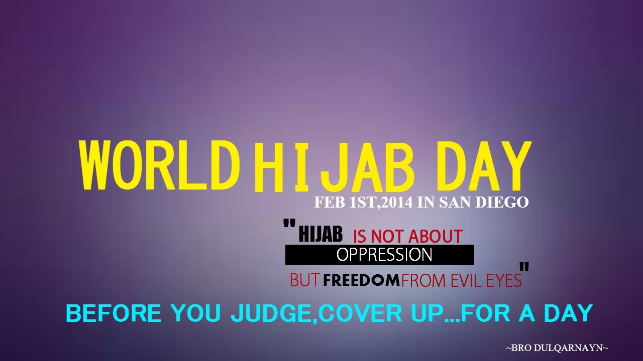 World Hijab Day Hijab Is Not About Oppression But Freedom From Evil Eyes