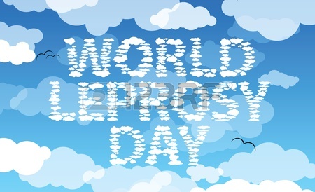 World Leprosy Day Text Of Clouds Clipart