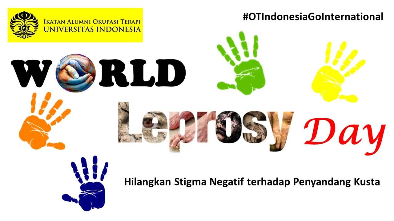 World Leprosy Daye 2017 Hands Print