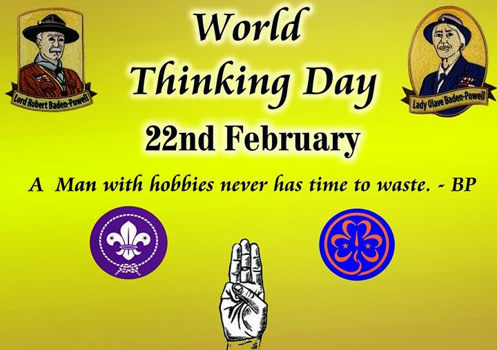 World Thinking Day 22nd February A Man With Hobbies Never Has Time To Waste