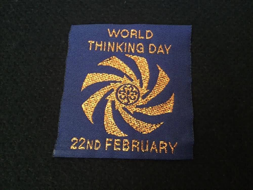 World Thinking Day 22nd February Navy Bronze