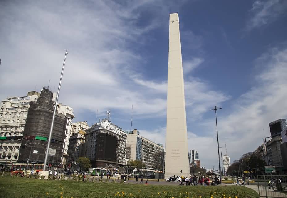 Amazing View Of The Obelisco de Buenos Aires