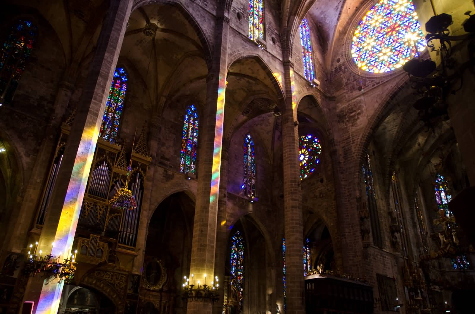 Cathedral Of Santa Maria Of Palma Interior View