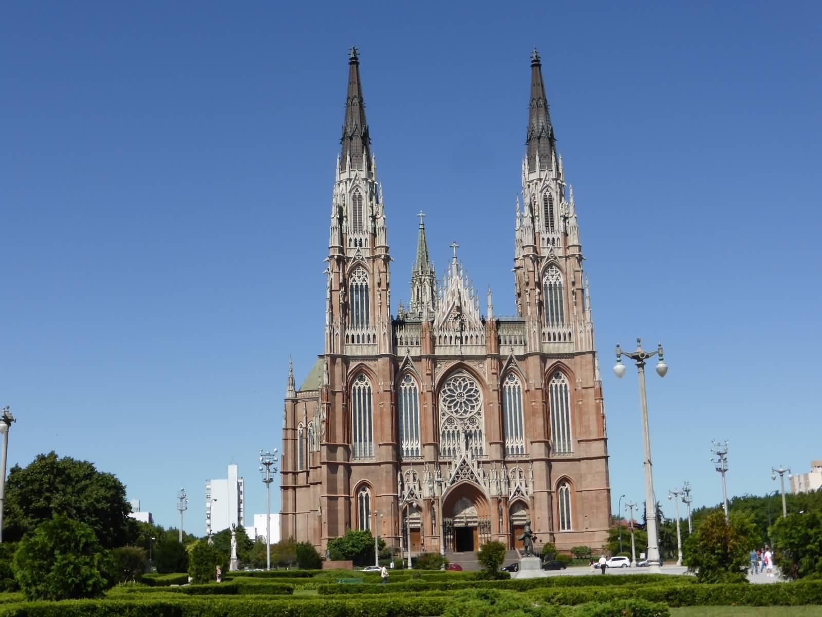 Cathedral Of La Plata View From Garden