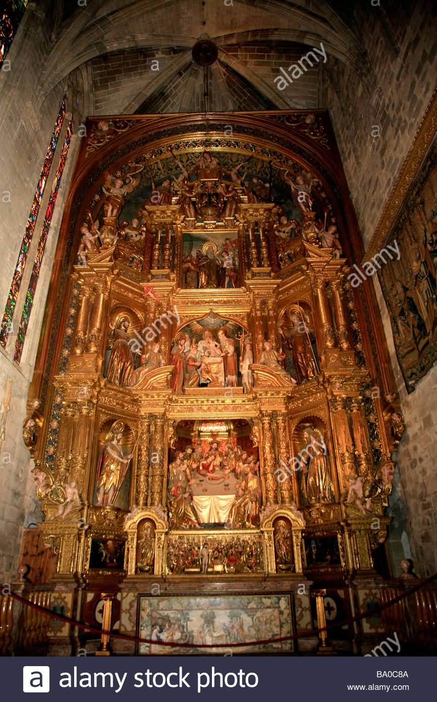 Chapel Of Corpus Christi Inside The Palma Cathedral