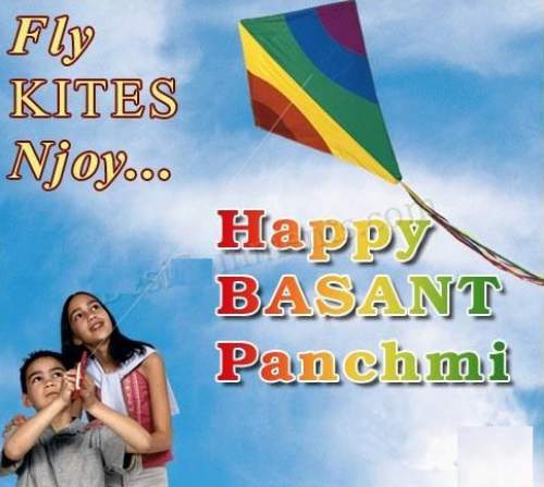 Fly Kites Njoy Happy Basant Panchami