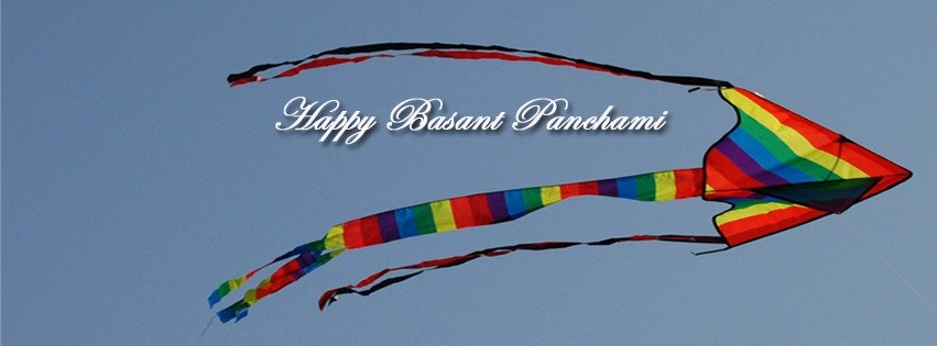 Happy Basant Panchami Colorful Kite Picture