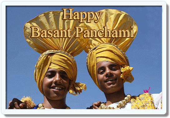 Happy Basant Panchami Two Punjabi Boys Picture