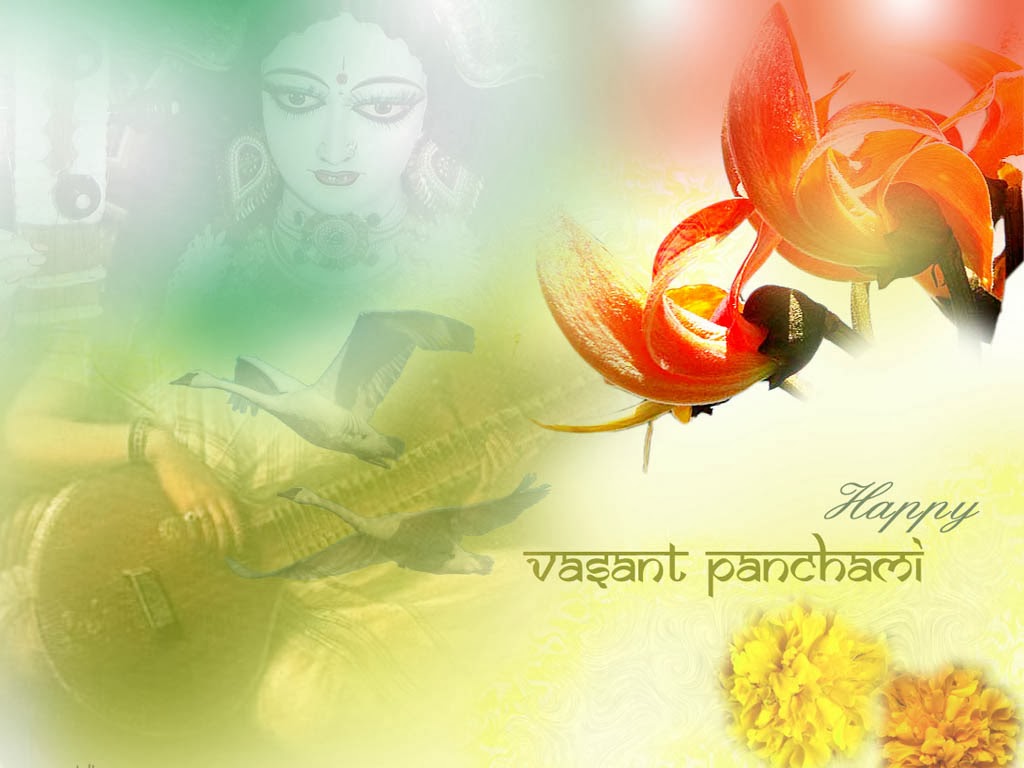 Happy Vasant Panchami 2017 Wishes Wallpaper