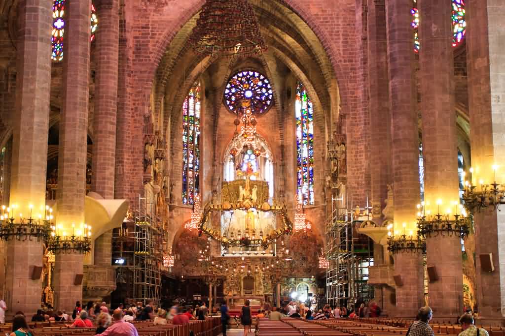 Inside The Cathedral Of Palma, Mallorca