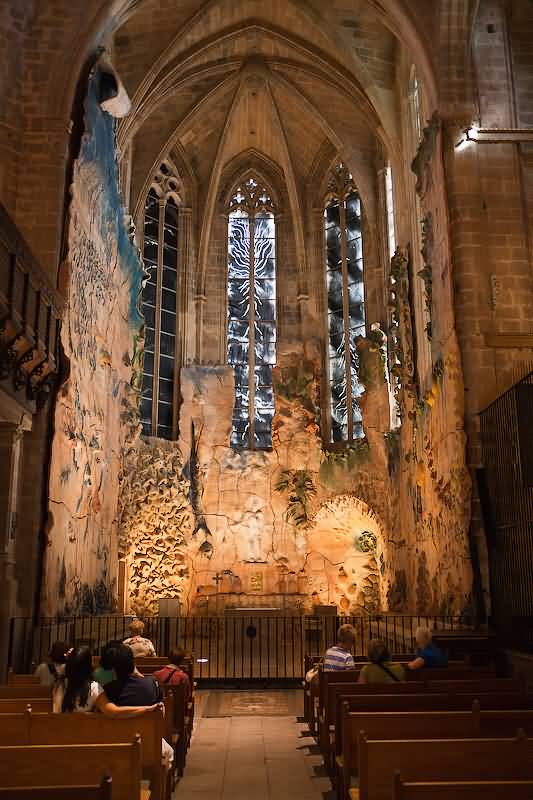 Interior Of The Palma Cathedral In Spain