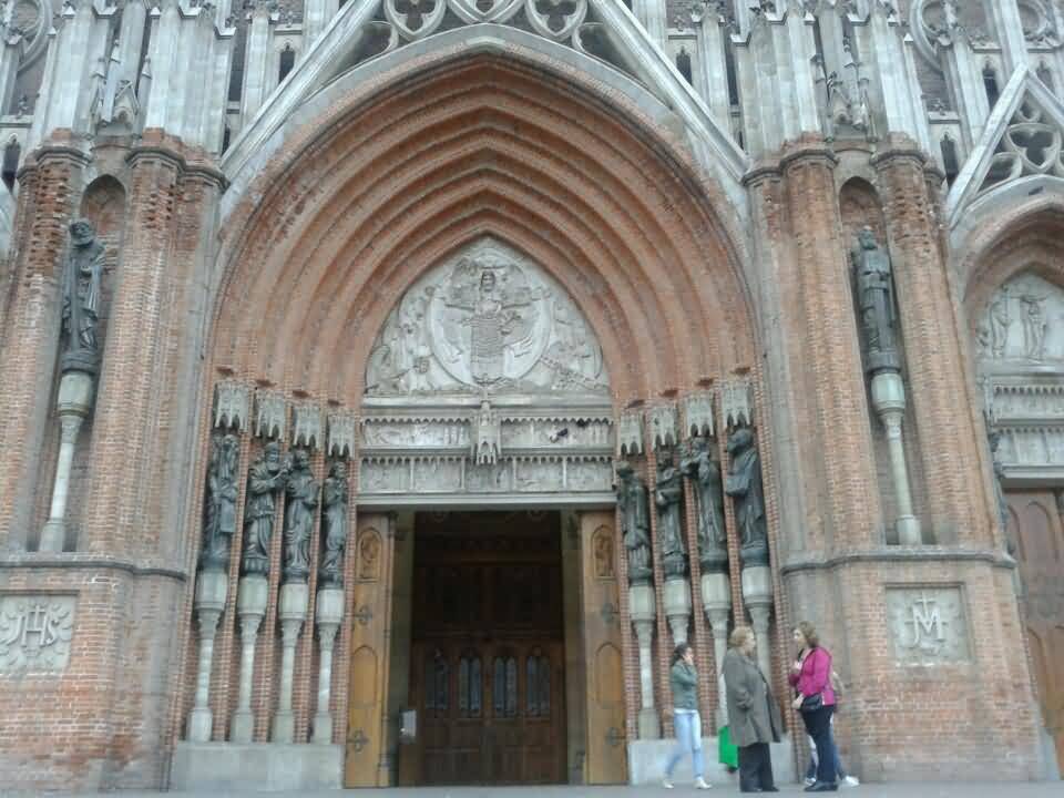Main Entrance Of The Cathedral Of La Plata