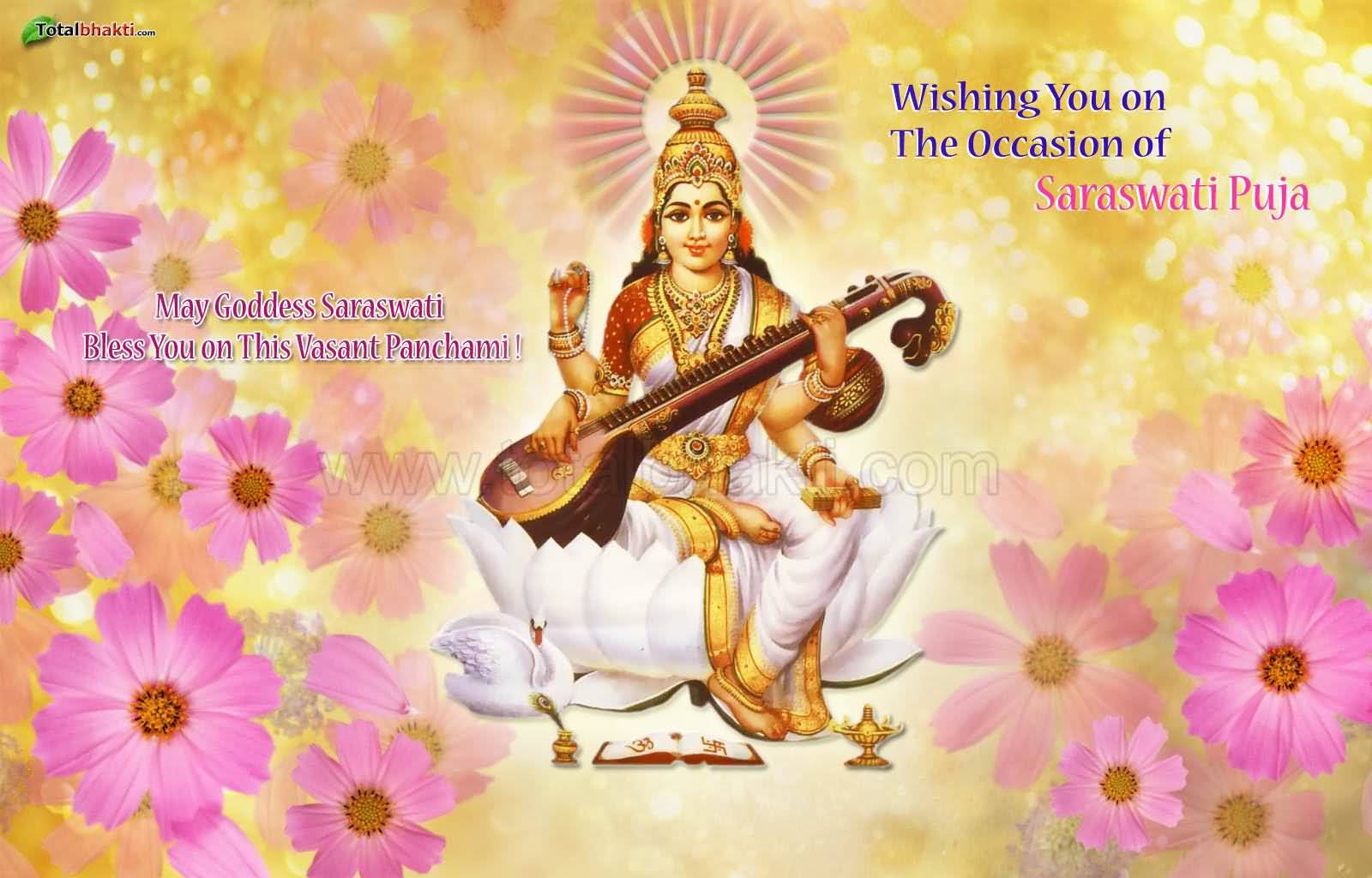 May Goddess Saraswati Bless You On This Vasant Panchami