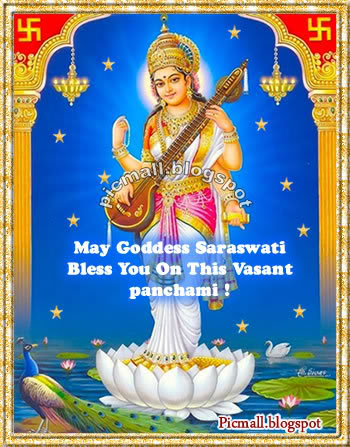 May Goddess Saraswati Bless You On This Vasant Panchami