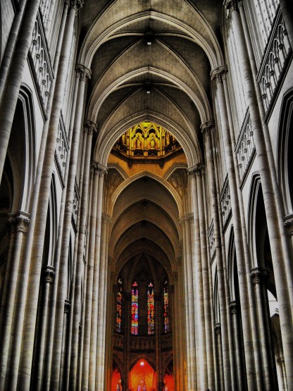 Nave Inside The Cathedral Of La Plata