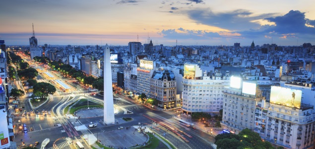 Obelisco de Buenos Aires At Dusk