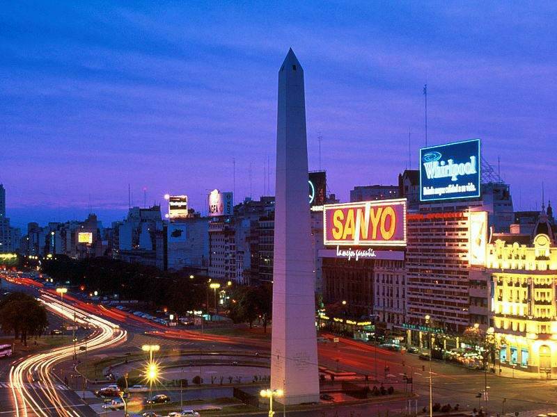 Obelisco de Buenos Aires During Sunset