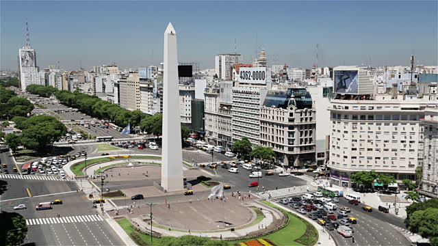 Obelisco de Buenos Aires In Plaza de Republica