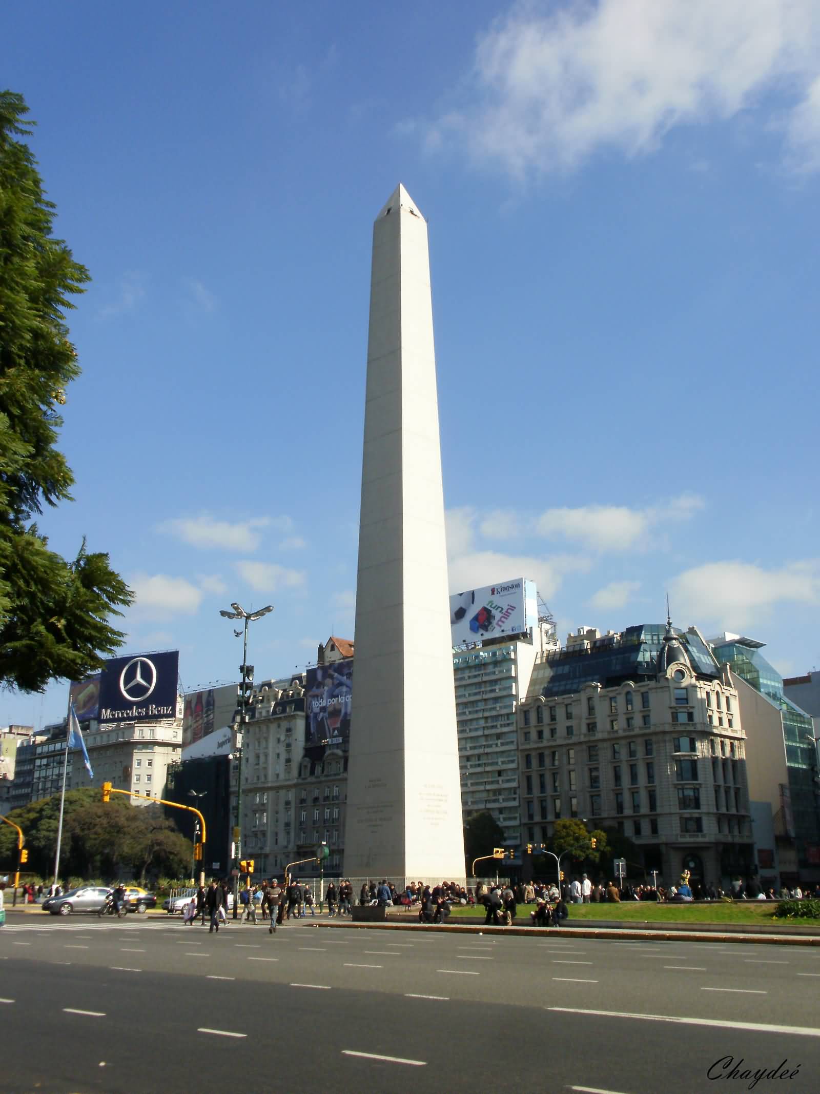 Obelisco de Buenos Aires View Across The Road