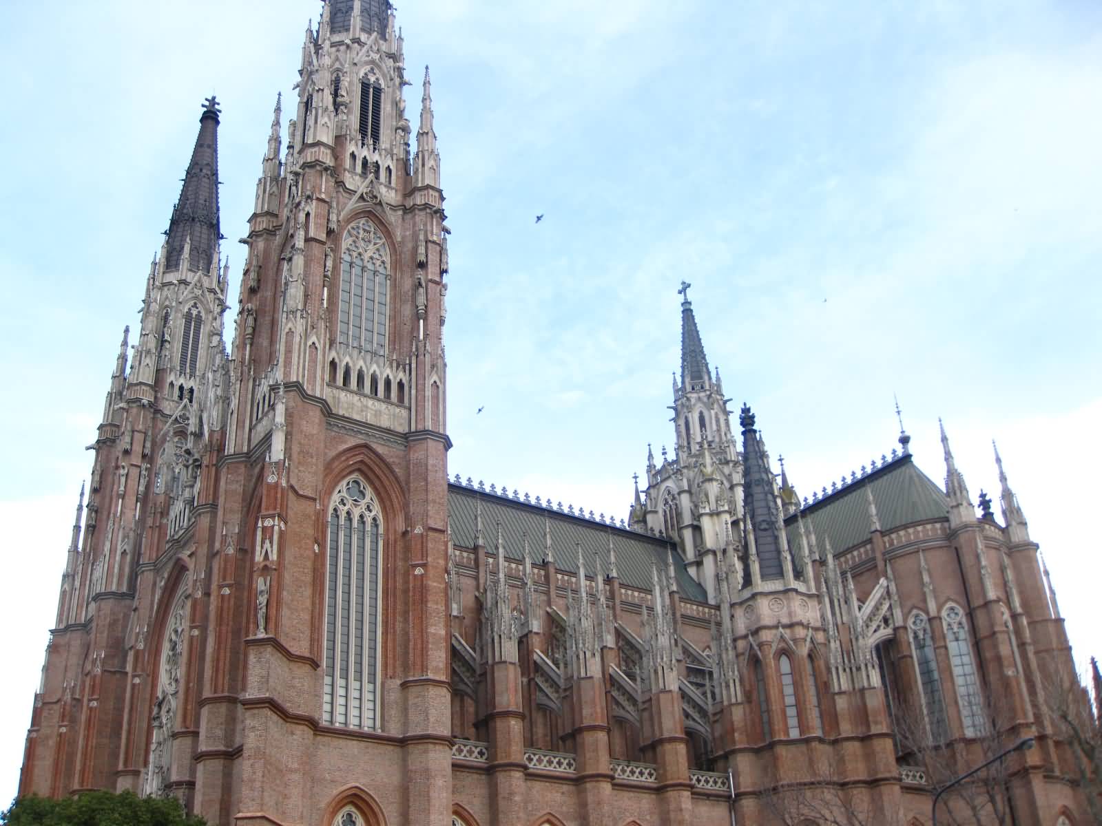 Side View Of The Cathedral Of La Plata