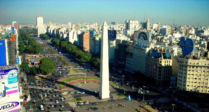 The Obelisco de Buenos Aires View