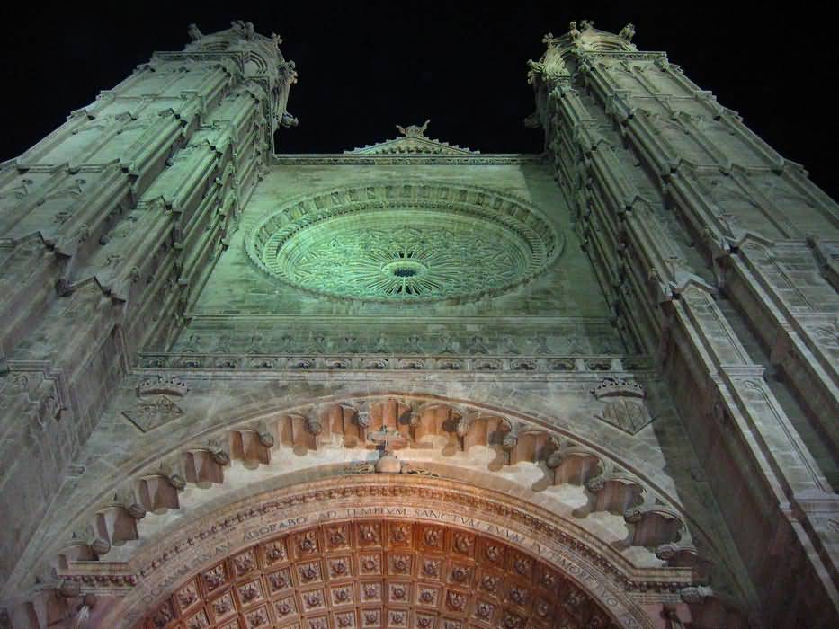 The Palma Cathedral Front Facade View