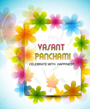 Vasant Panchami Celebrate With Happiness Greeting Card