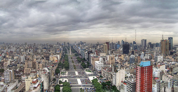 View From The Obelisco de Buenos Aires