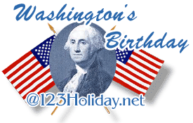 Washington's Birthday Clipart