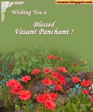 Wishing You A Blessed Vasant Panchami Greeting Card