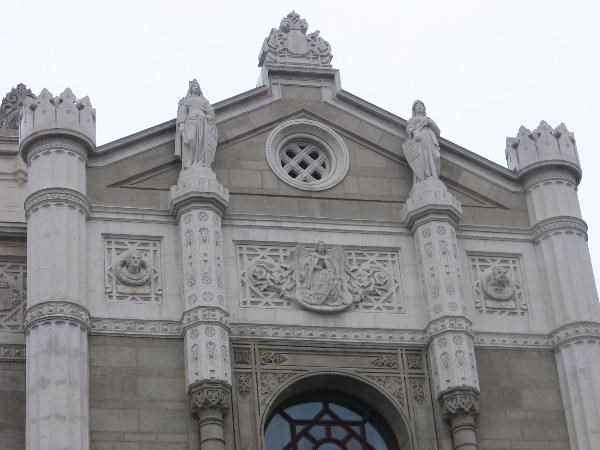 Amazing Architecture On The Front Facade Of The Vigado Concert Hall