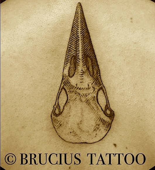 Bird Skull Tattoo Design By Brucius