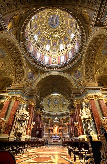 Cupola Inside The Saint Stephen’s Basilica